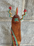Rainbow Standing Kachina by B. Nichols, Jr., Hopi (Lomadya) - Hopi Rainbow Standing Katsina  (RS188)