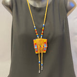 Phyllis Bearskin, Seneca/Cayuga & Chickasaw - Brain tanned leather handmade medicine bag