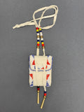 Phyllis Bearskin, Seneca/Cayuga & Chickasaw - Brain tanned leather handmade medicine bag