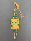 Phyllis Bearskin, Seneca/Cayuga & Chickasaw - Brain tanned leather handmade medicine bag