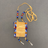 Phyllis Bearskin, Seneca/Cayuga & Chickasaw - Brain tanned leather handmade medicine bag