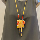 Phyllis Bearskin, Seneca/Cayuga &amp; Chickasaw - Brain tanned leather handmade medicine bag