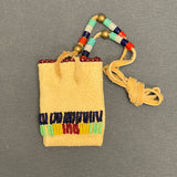 Phyllis Bearskin, Seneca/Cayuga &amp; Chickasaw - Brain tanned leather handmade medicine bag
