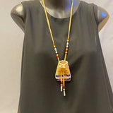 Phyllis Bearskin, Seneca/Cayuga & Chickasaw - Brain tanned leather handmade medicine bag