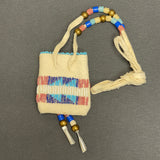 Phyllis Bearskin, Seneca/Cayuga & Chickasaw - Brain tanned leather handmade medicine bag
