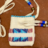 Phyllis Bearskin, Seneca/Cayuga & Chickasaw - Brain tanned leather handmade medicine bag