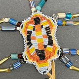 6/57 Beaded Turtle amulet by Seneca/Cayuga & Chickasaw artist, Phyllis Bearskin