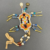 6/57 Beaded Turtle amulet by Seneca/Cayuga & Chickasaw artist, Phyllis Bearskin