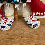 Charles Chief Eagle, Oglala Lakota Sioux handmade doll - Crow Woman's Elk Teeth design (GM563)
