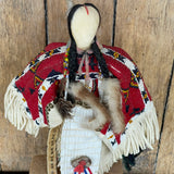 Charles Chief Eagle, Oglala Lakota Sioux handmade doll - Lakota Traditional dress design (TSG)