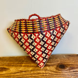 Vintage Native American Chitimacha River Cane Basket by Melissa Darden (NLC14)