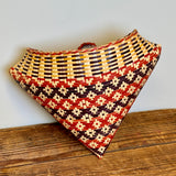 Vintage Native American Chitimacha River Cane Basket by Melissa Darden (NLC14)