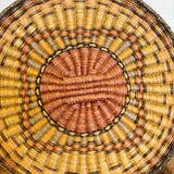 Vintage Hopi Plaque Basket with "Looking Down" Design, ca. 1940s  (NLC18)