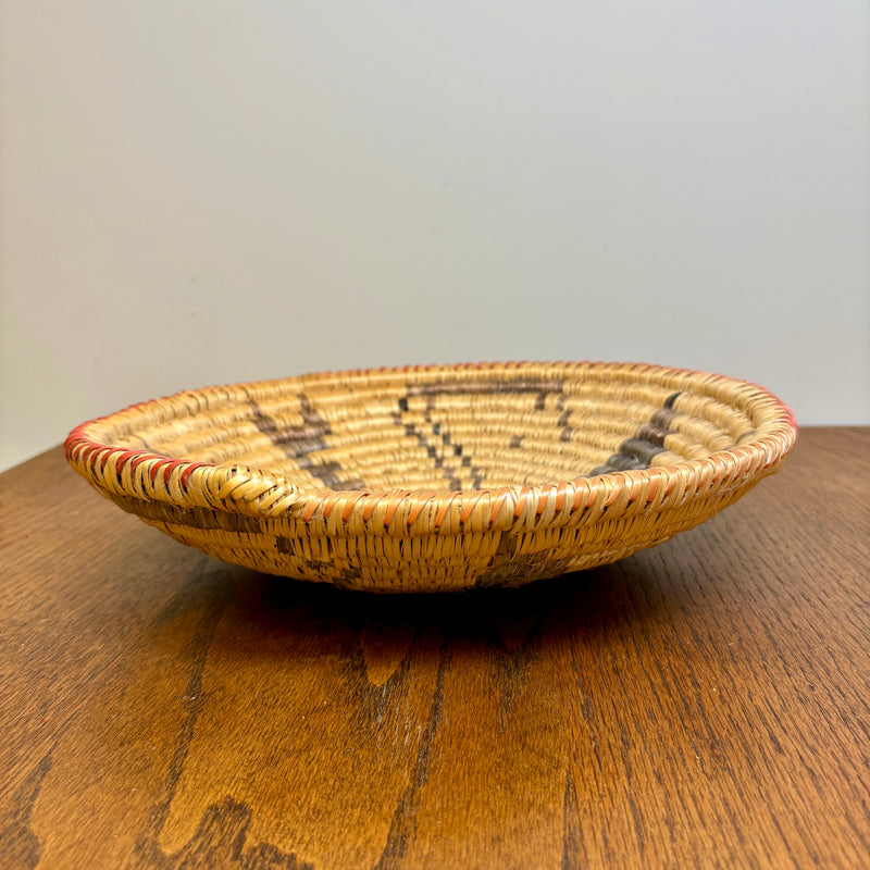 Vintage Ute Coiled Sumac and Willow Basket  (NLC22)