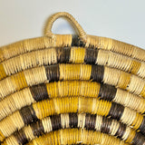 Antique Hopi Coiled Plaque Basket with Crow Mother Design, ca. 1928  (NLC23)