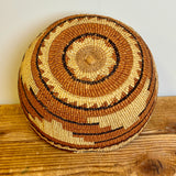 Antique Hupa Basketry Hat, ca. 1900-1920, with display stand   (NLC28)