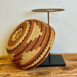 Antique Hupa Basketry Hat, ca. 1900-1920, with display stand   (NLC28)