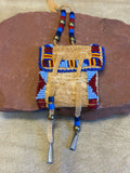 Phyllis Bearskin, Seneca/Cayuga & Chickasaw - Brain tanned leather handmade medicine bag