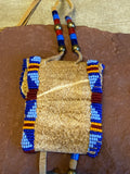 Phyllis Bearskin, Seneca/Cayuga & Chickasaw - Brain tanned leather handmade medicine bag