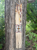 Lakota Sioux Beaded Pipe Bag by Phyllis Bearskin, Seneca/Cayuga and Chickasaw, authentic Native American (PB10)