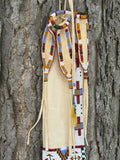 Lakota Sioux Beaded Pipe Bag by Phyllis Bearskin, Seneca/Cayuga and Chickasaw, authentic Native American (PB10)