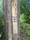 Lakota Sioux Beaded Pipe Bag by Phyllis Bearskin, Seneca/Cayuga and Chickasaw, authentic Native American (PB10)