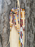 Lakota Sioux Beaded Pipe Bag by Phyllis Bearskin, Seneca/Cayuga and Chickasaw, authentic Native American (PB10)
