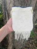Phyllis Bearskin, Seneca/Cayuga & Chickasaw - Beaded, Brain-tanned Leather Bag with Fringe    (PB1)