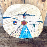 Taos Double Sided North Plains-style Drum, Handmade Drum RK5