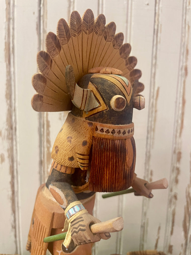 Broadface - Wuyak-kuita Kachina by Oscar Dallas, Genuine Hopi (GL8)
