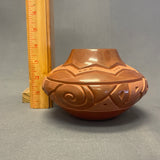 Harrison Begay, Jr.  Vintage Santa Clara-Style, Handmade Pot with Carved Design (JM6)