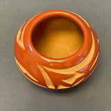 Tricia Velarde - Vintage Santa Clara Pueblo, Handmade Carved and Polished Clay Pot with Avanyu Design (JM3)