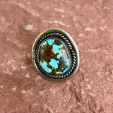 Vintage Navajo Turquoise and Sterling Silver Ring-size 6  (BH6)