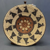 Peggy Rock Black, Navajo - basket with Medicine Turtle and Horses design (JM99)