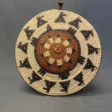 Peggy Rock Black, Navajo - basket with Medicine Turtle and Horses design (JM99)