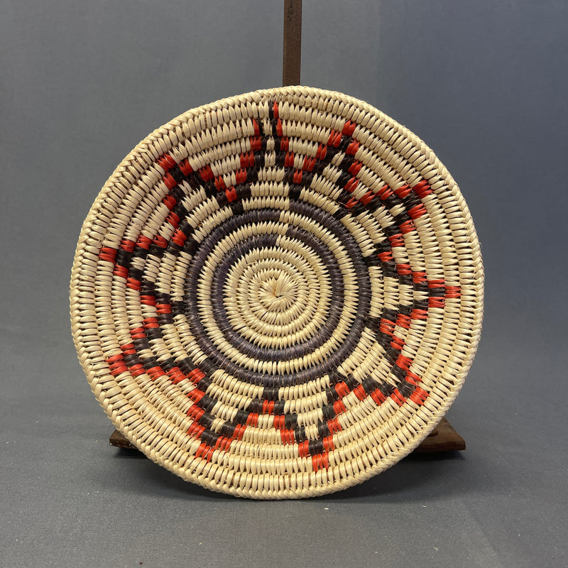 Fannie King, Navajo - finely woven basket with Blossom motif (JM102)