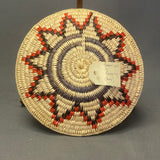 Fannie King, Navajo - finely woven basket with Blossom motif (JM102)