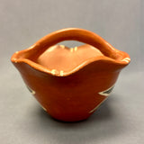 Antique Santo Domingo Pueblo Fluted Pottery Basket, ca. 1940s  (AMC2155)