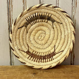 Papgao coiled basket with centipede design.  Handmade Native American basket. GM418