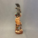 Paul Sewemaenewa, Hopi Ogre Kachina with Eagle - Ogre Katsina  (JM109)