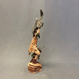 Paul Sewemaenewa, Hopi Ogre Kachina with Eagle - Ogre Katsina  (JM109)