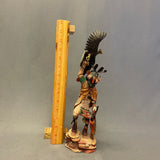 Paul Sewemaenewa, Hopi Ogre Kachina with Eagle - Ogre Katsina  (JM109)