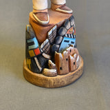 Tom Fredericks Mudhead Clown w Longhair and Sun Kachinas, Hopi   (JM112)