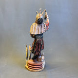 Paul Sewemaenewa, Hopi Maasaw Kachina - Maasaw Katsina, authentic Hopi kachina  (JM111)