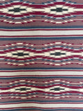 Navajo rug weaving in Chinle style, vintage Native American, handwoven (GM284)