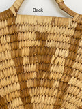 Vintage Native American Tohono O'odham (Papago) Man in Maze design Coiled Basket (GM290)