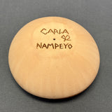 Carla Nampeyo Hopi Carved Seed Pot with Koshare Design  (JM36)
