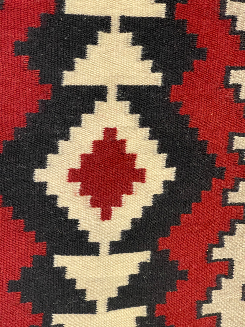 Dralinda Nez Ganado style Navajo rug - large weaving, vintage Native American  (JM117)