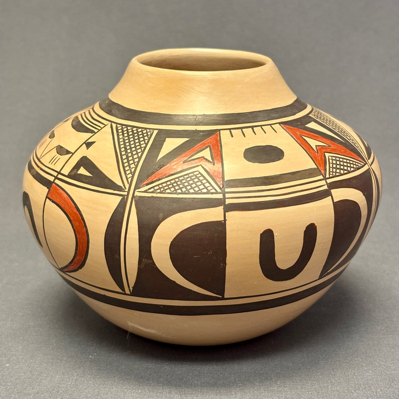 Rayvin Nampeyo, Hopi Painted Pot with Geometric Design  (JM39)