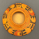 Karen Kahe Charley, Hopi Wide Painted Pot with Geometric Design  (JM49)